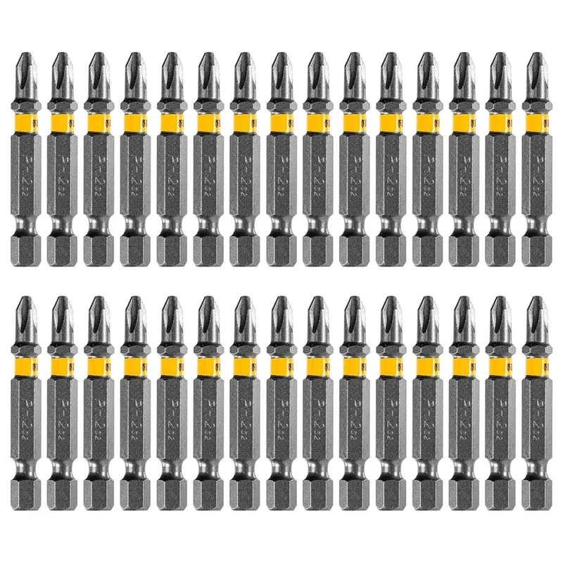 Набор бит DENZEL 1/4" (тип E) PH2х50мм S2 30шт. 11682
