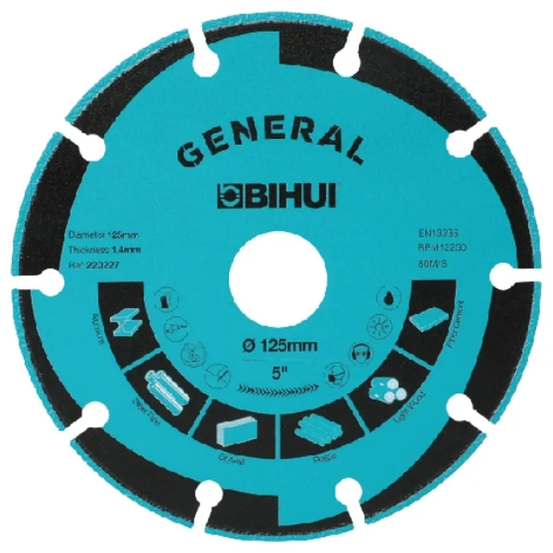 Диск алмазный BIHUI "B-Fast" 125мм DSBM125