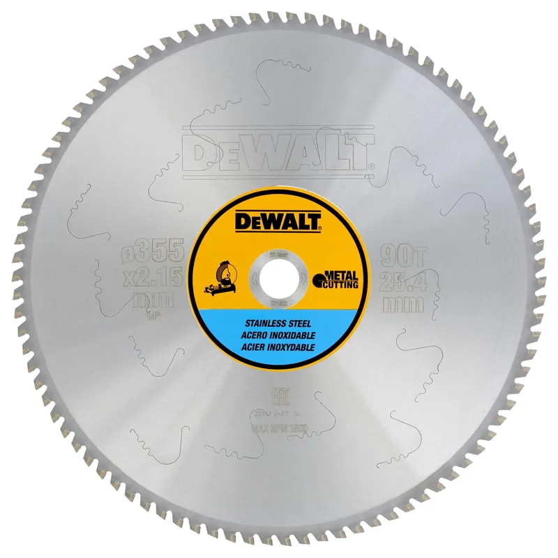 Диск отрезной по металлу DeWALT METAL CUTTING 355х1.75х25.4мм DT1922-QZ