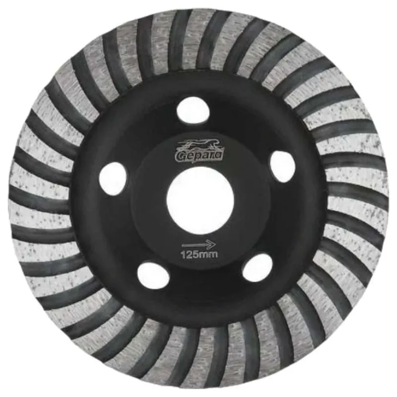 Чашка алмазная шлифовальная Turbo 125x22.2мм GP0806-125