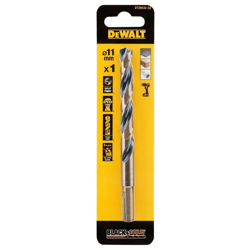 Сверло по металлу DeWalt Black&Gold HSS 11мм DT20532-QZ