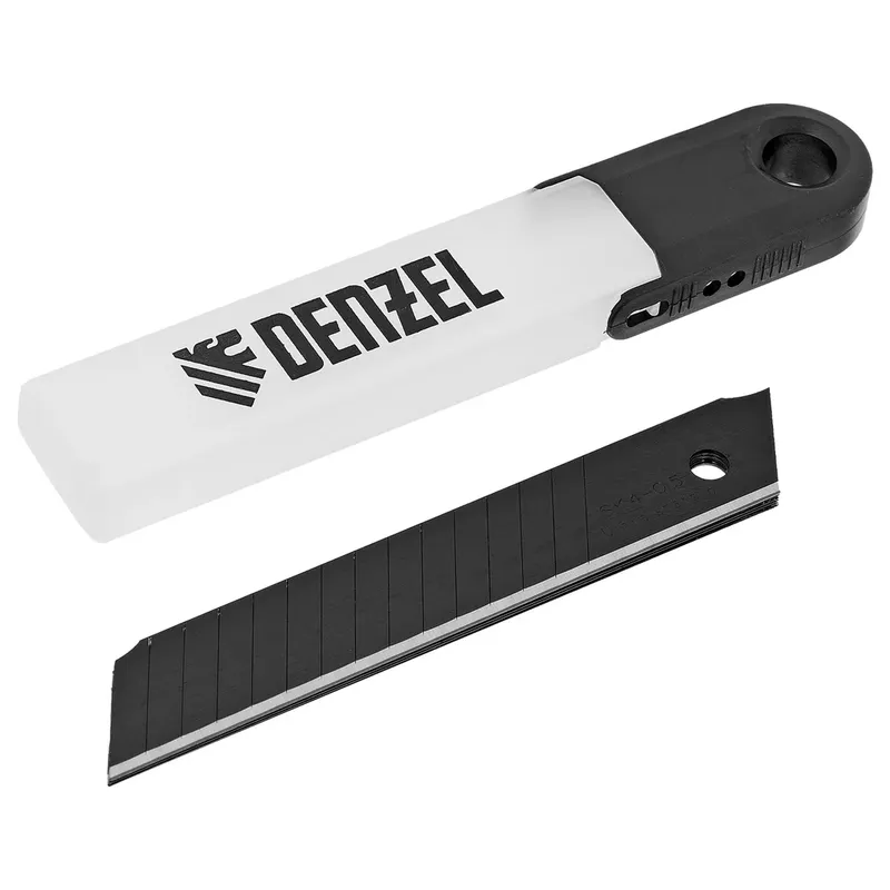 Лезвия сменные сегментированные DENZEL 18мм 5шт. 79308