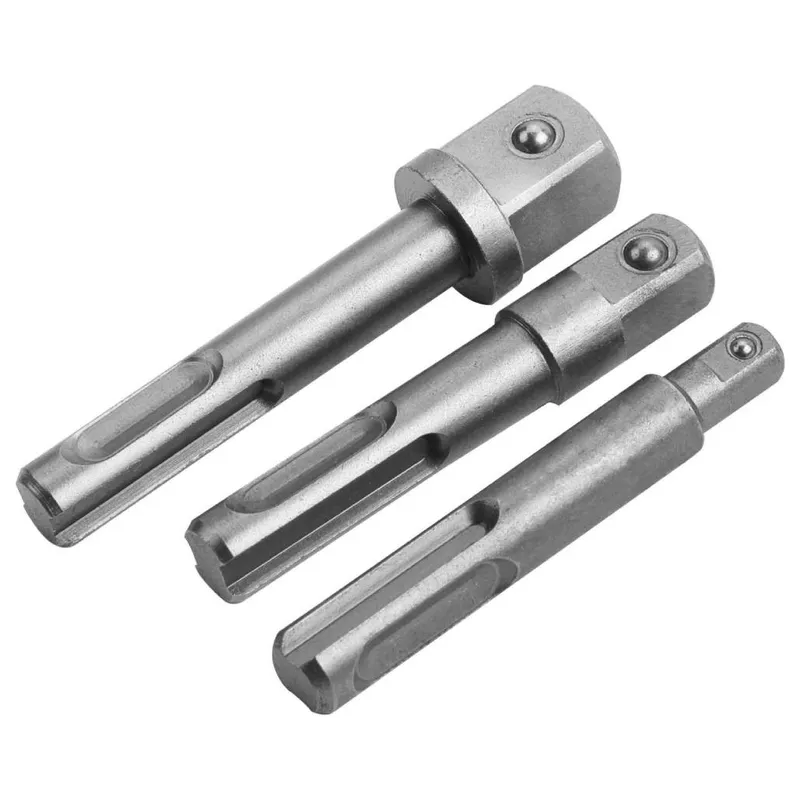 Адаптеры для торцевых головок TOLSEN SDS-Plus 1/2"; 1/4"; 3/8" 3шт. 77865