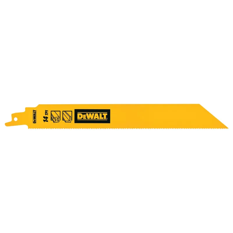 Полотно сабельное биметаллическая DeWALT 228мм 5шт. DT90387-QZ