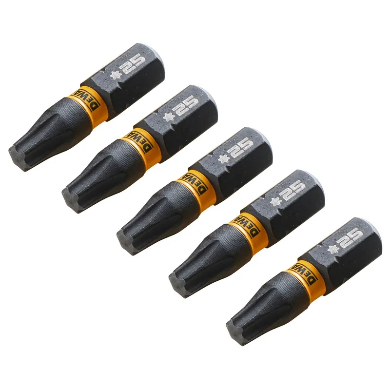 Набор бит DeWALT FLEXTORQ Т25х25мм 5шт. DT7382-QZ