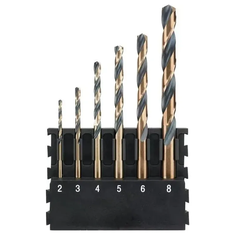 Набор сверл по металлу DeWALT Black&Gold 2-8мм 6шт. DT70828-QZ