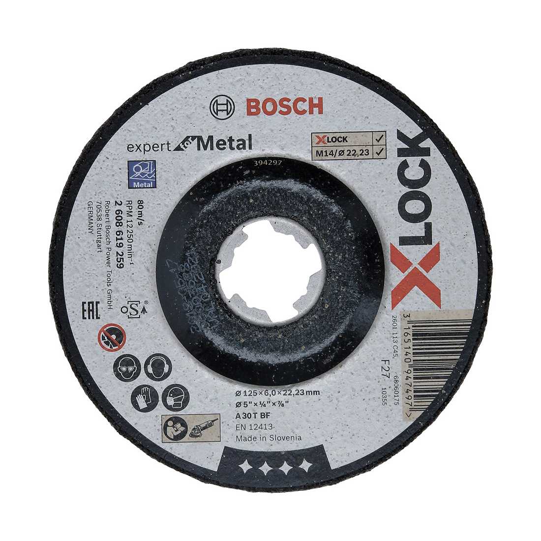 Диск отрезной Bosch 125*2,5 X-LOCK 2608619257