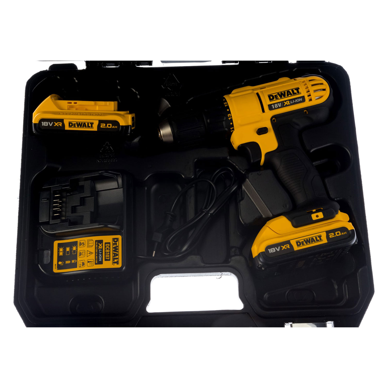 Аккумуляторная дрель-шуруповёрт DeWALT DCD771D2-KS
