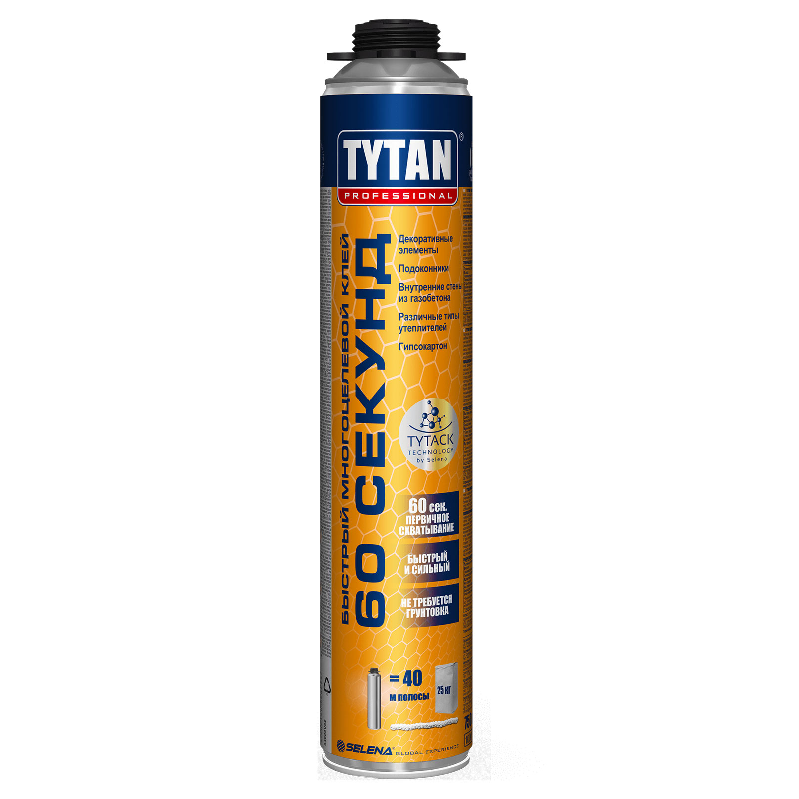 Пено-клей быстрый универсальный TYTAN PROFESSIONAL 60 секунд 750мл 10044045