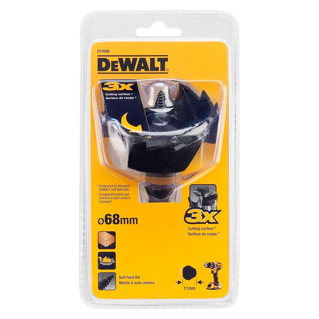 Сверло Форстнера по дереву DeWALT 68мм DT4586-QZ