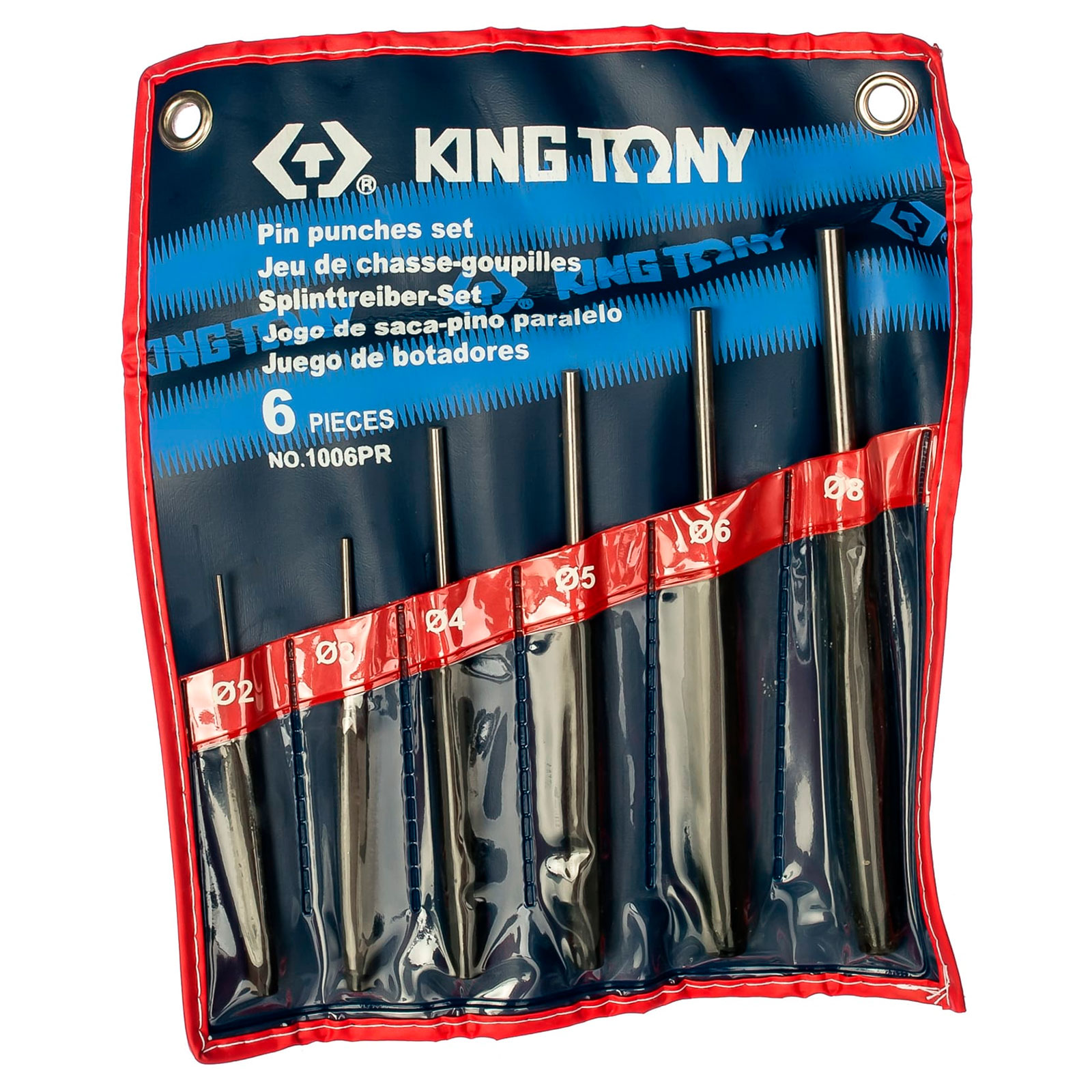 Набор выколоток KING TONY 6 предметов 1006PR