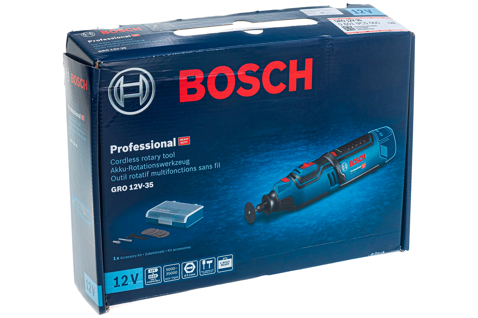 Аккумуляторный гравер Bosch GRO 12V-35 Solo 06019C5000
