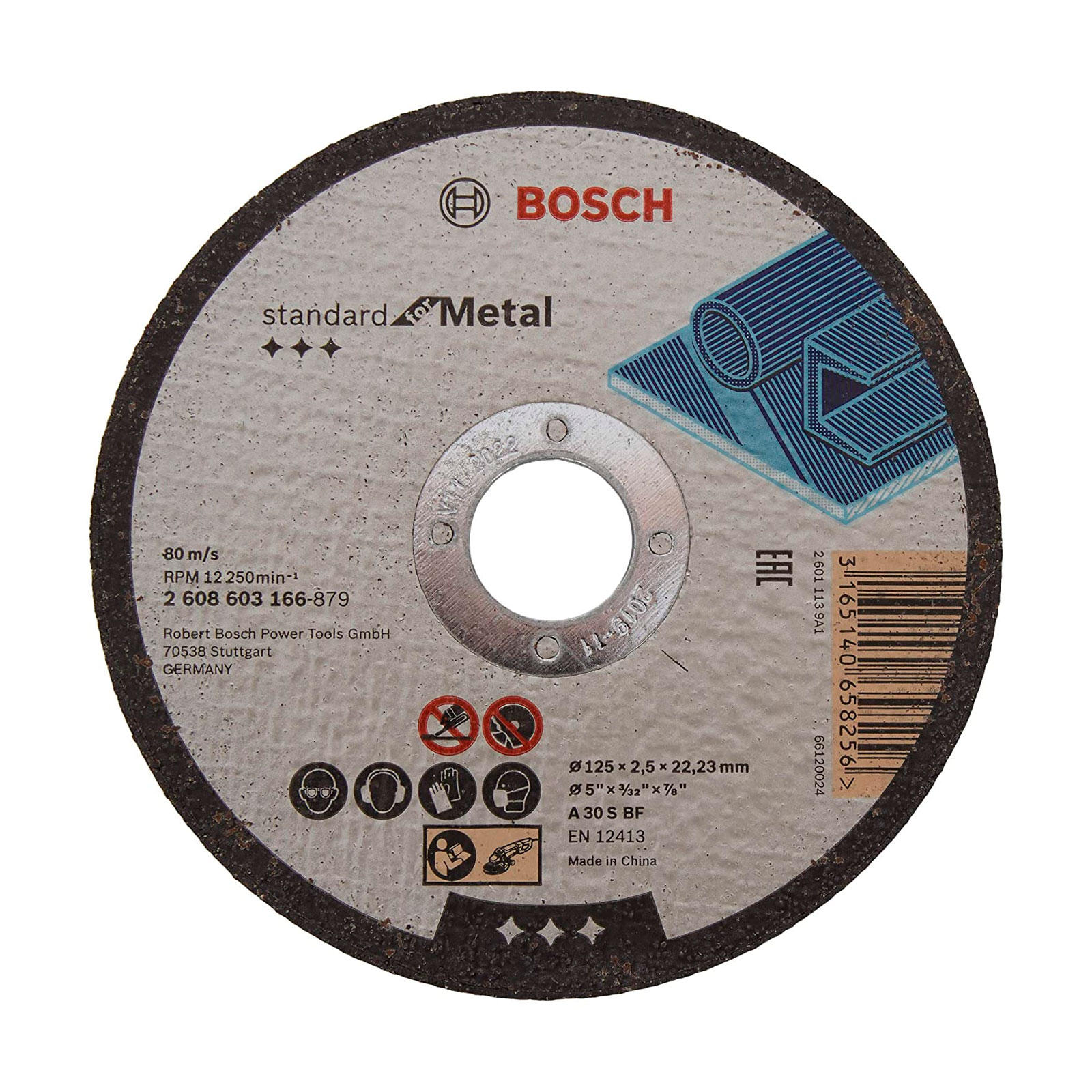Отрезной круг по металлу Bosch 125*2.5мм 2608603166