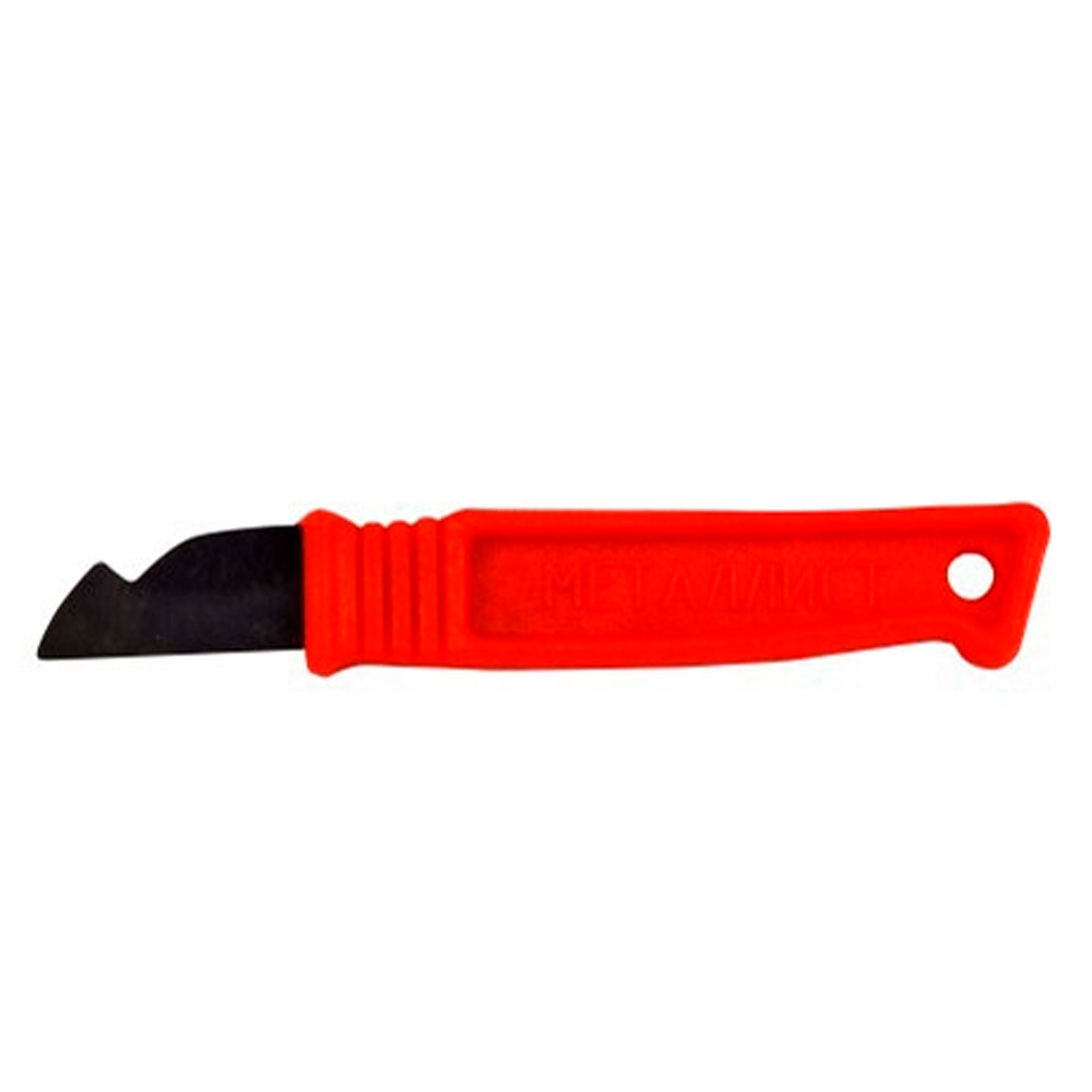 Нож монтера Россия с пластмассовой рукояткой 19-0-016