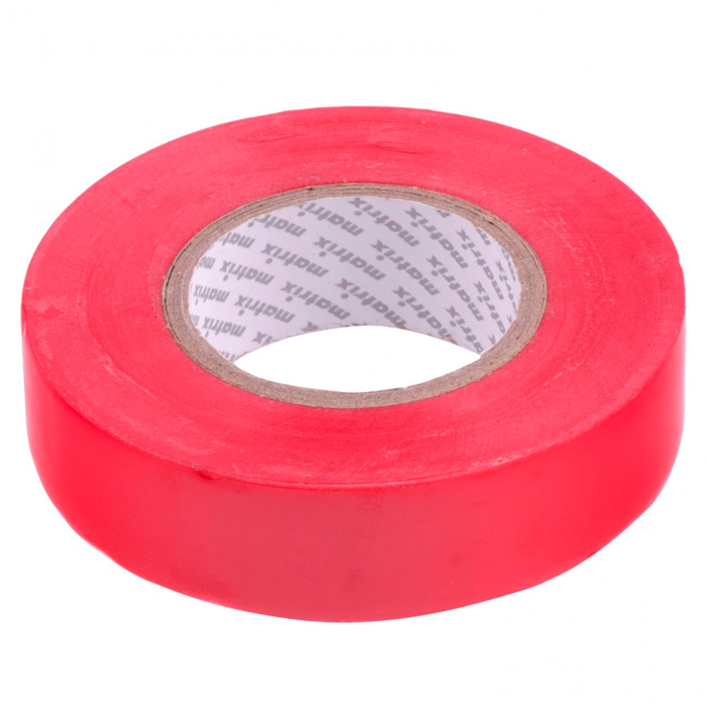 Изолента MATRIX ПВХ красная 19мм*20м 88779