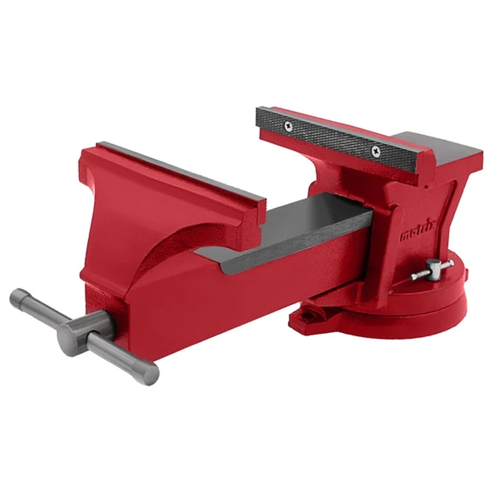 Слесарные тиски MATRIX 200мм поворотные с наковальней 18603